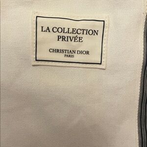 Dior La Collection Privée White and Blue Tote